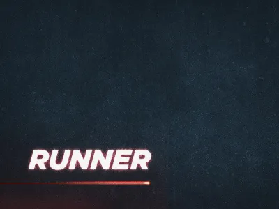 Runner blue lighting red textures