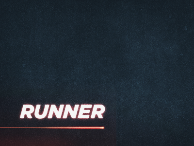 Runner blue lighting red textures