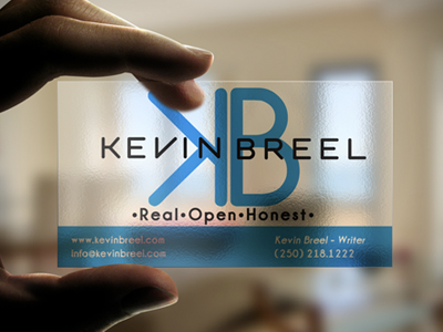 Example of kb plastic business card