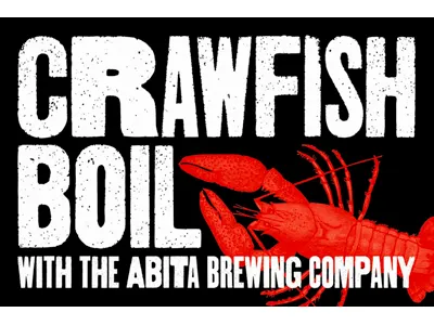 Crawfish Boil Postcard beer crawfish design food typography