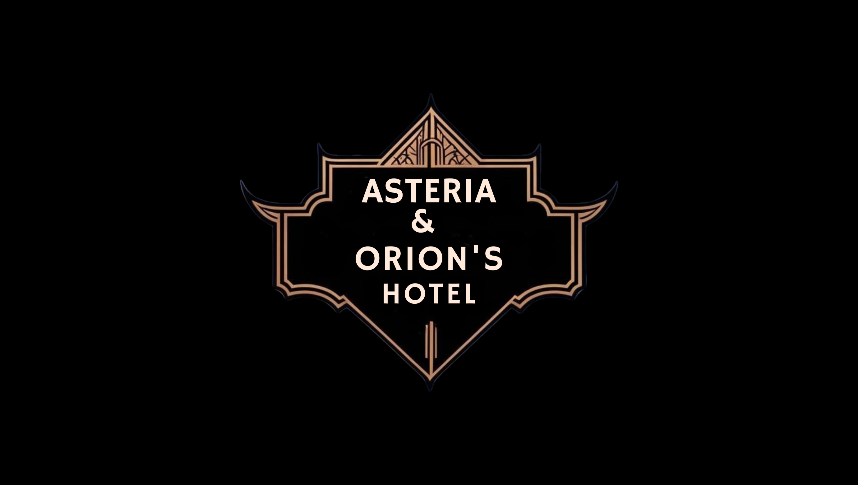 Asteria & Orion’s Hotel graphic design logo logo design