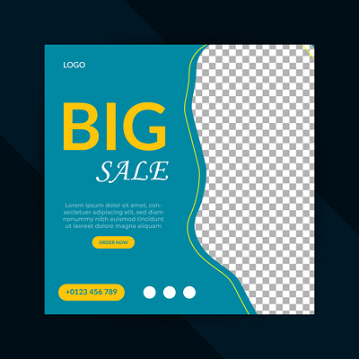 Big Sale Social Media Post Design big sale business flyer graphic design mongolhor mrdesigner00 offer poster sale social media template