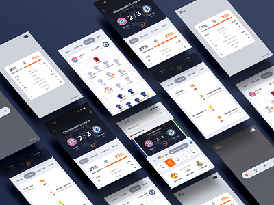 Football App app application clean design designer football football app light mode minimal product product design sport sport app trend ui ui design uiux user interface ux ux design