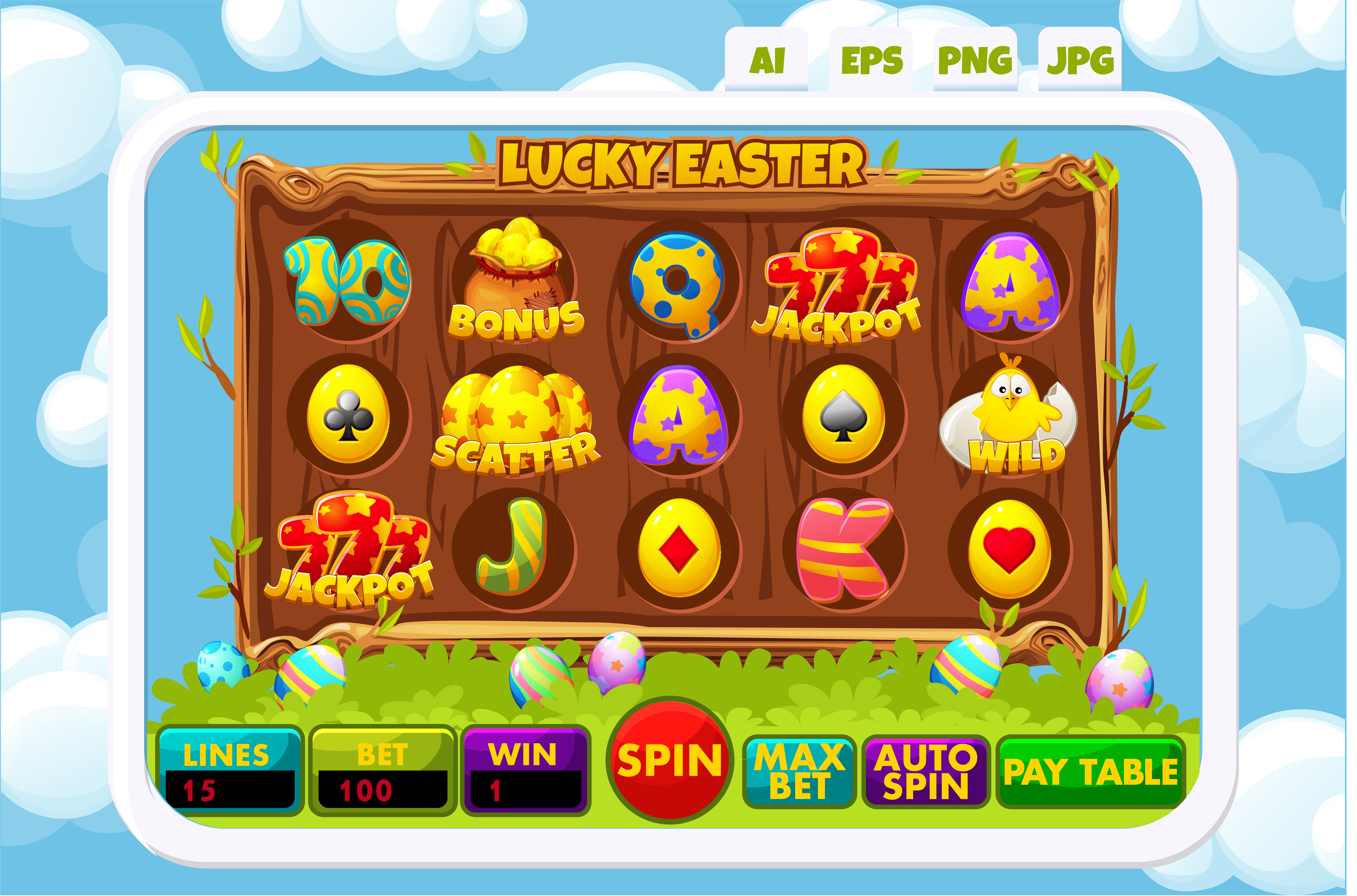 Example of Create UI Game Design