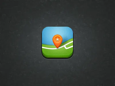 Maps Icon icon iphone maps mark
