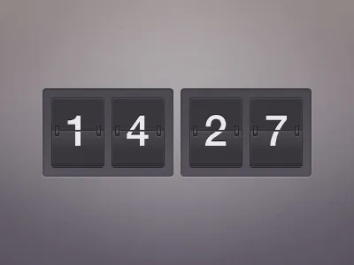 Flip Clock clock flip interface time ui ux