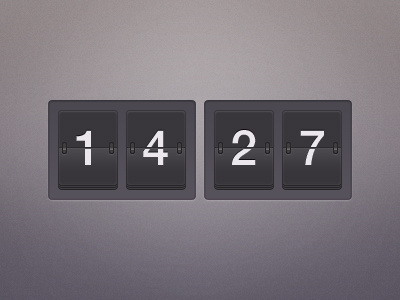 Flip Clock clock flip interface time ui ux