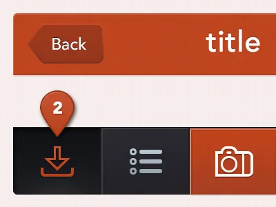 iOS WIP ios lino nav bar tabs