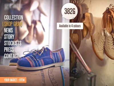 Webshop v2 2011 shoes web design webshop