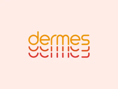 Dermes dermatology logo logotype medicine skin skincare