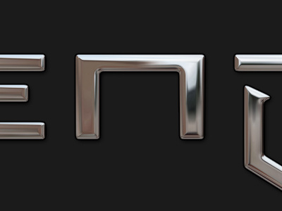 Chromed It - Lightness branding chrome light logo metal mirror reflection
