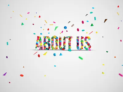 About us 3d shapes 3d animation colors movement shapes