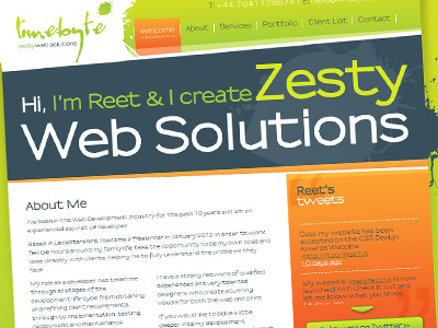 Limebyte Website lime photoshop web design