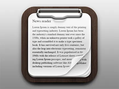 Clipboard clipboard icon pagecurl