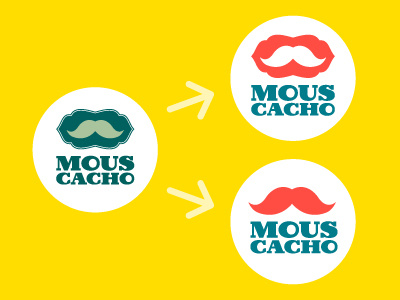 What would be the best logo update? identity logo mouscacho redesign