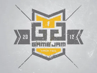 Game Jam Logo crest gamejam hack identity kanoapps logo shield
