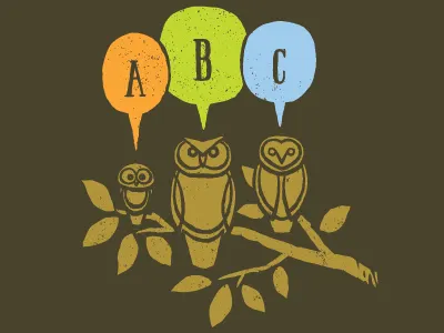 Alphabetical Owls alphabet owl