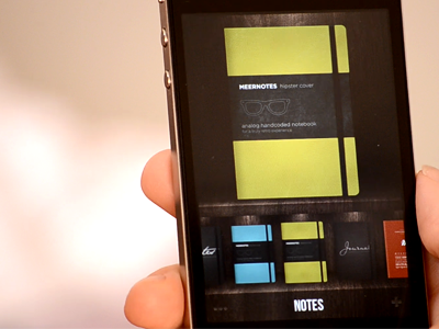 Meernotes Beta iphone meernotes note taking notes shelf