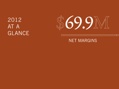 AR Metrics annual report financial print typography