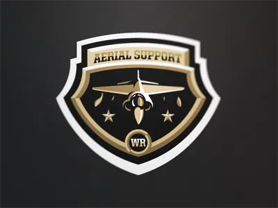 Aerial Support football logo