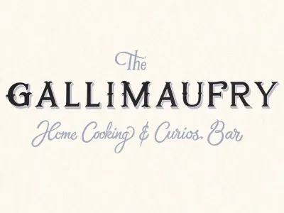 The Gallimaufry 3d custom lettering identity lettering script texture