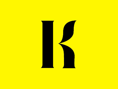 K not OK font k serif stencil typography