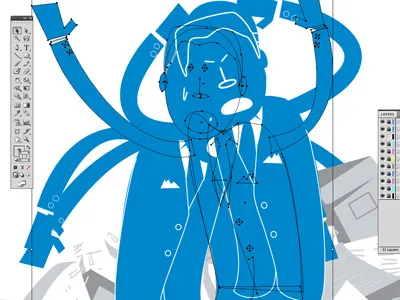 Multilayered Illustrator File 1080 ae after effects animation hd video