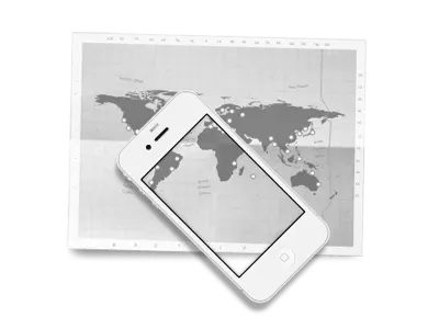 Roaming icon grayscale