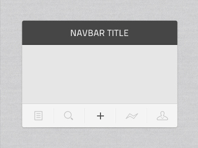 Tabbar Rebound app ios mobile modernminimal tabbar