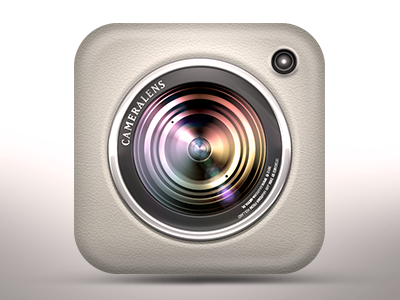 Lens D2 camera flare icon ios lens objective