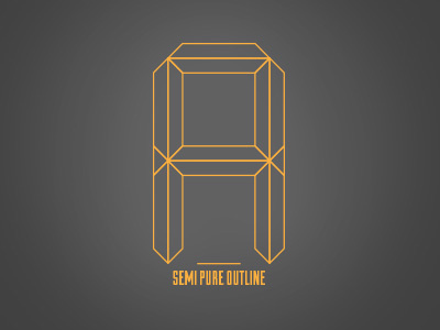Sno Oze Dribbble Two letters orange type typography