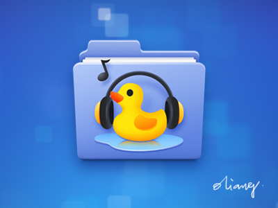 for 360 security desktop duck folder icon oliang