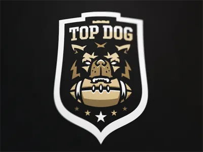 Top Dog football logo