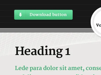 Style guide merriweather rwd serif styleguide typography