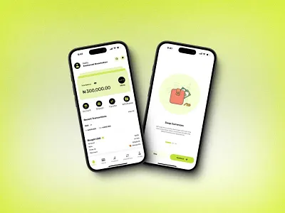 GreenBarter: An App built for merchant currency exchanges. ui