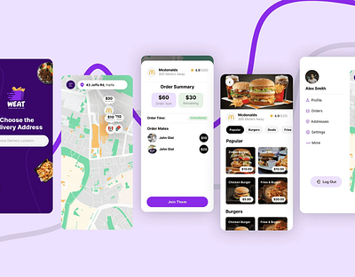 Food Delivery App UI Design