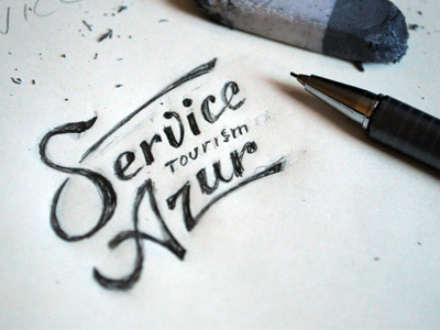 Service Azur sketch tourism