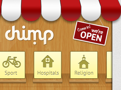 Newsletter Image chimp email hospitals newsletter religion shelf sport store storefront texture were open window wood