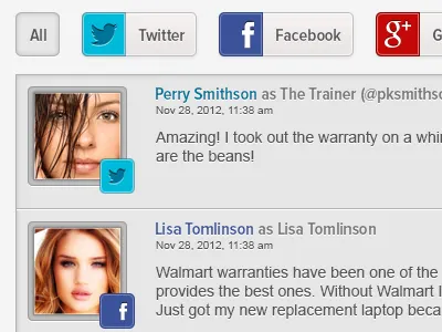 Webapp Dashboard buttons dashboard social media timeline webapp