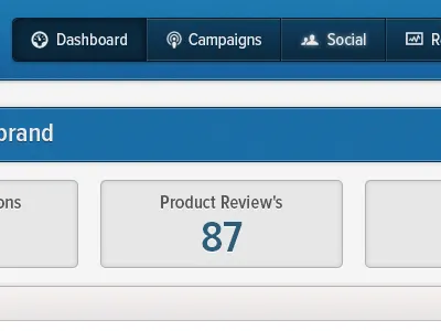 Webapp Header active stage blue header hover menu navigation bar