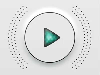 Play Button app button green ios iphone metro play white