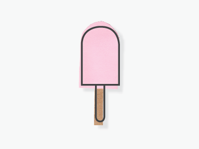 Handmade Popsicle Co. branding handmade icon identity paper popsicle