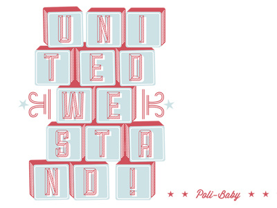 Poli-Baby: United We Stand baby illustration