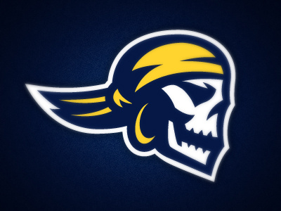 Parkhaven Raiders fantasy football logo pirate raiders skull