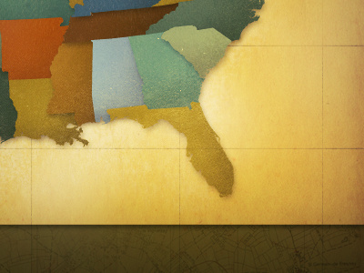Amerrica game infographic map shadow texture vintage