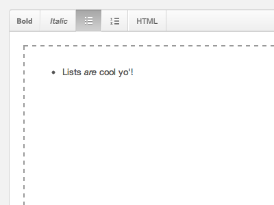 A bit more literal. freeagent minimal ui wysiwyg