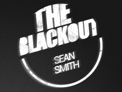 The Blackout Logo ID black identity illustrator logo logo design monochrome photoshop the blackout white