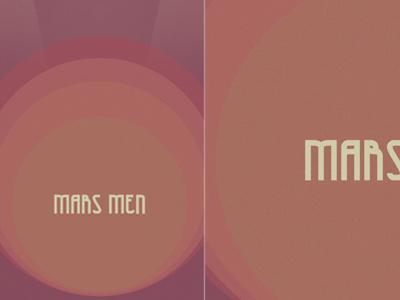 Mars Men Poster band design music photoshop poster retro