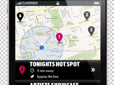 Never Finished app geo list maps mobile