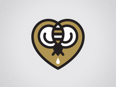 Quit it with the bees, Dan bees beeteeth dan heart icon illustration salt lake city